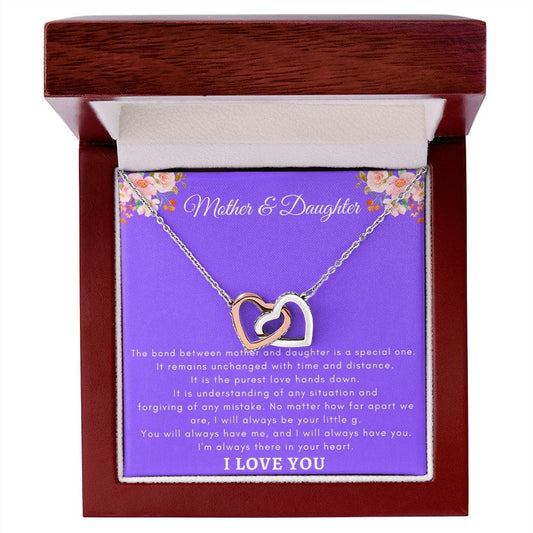 Mother & Daughter - Interlocking Hearts Necklace