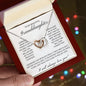 To MY Beautiful Granddaughte - Interlocking Hearts Necklace