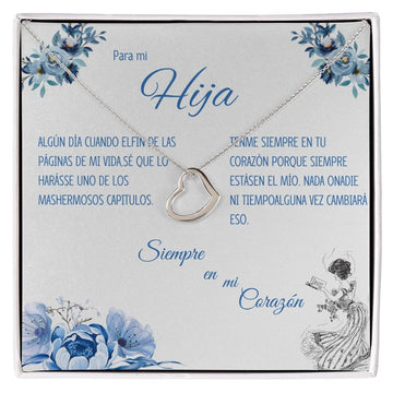 Para mi Hija - Delicate Heart Necklace