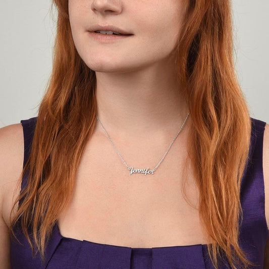 You Give Me a Boner - Personalized Name Necklace