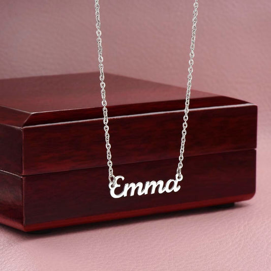 To My Niece Love Auntie - Personalized Name Necklace