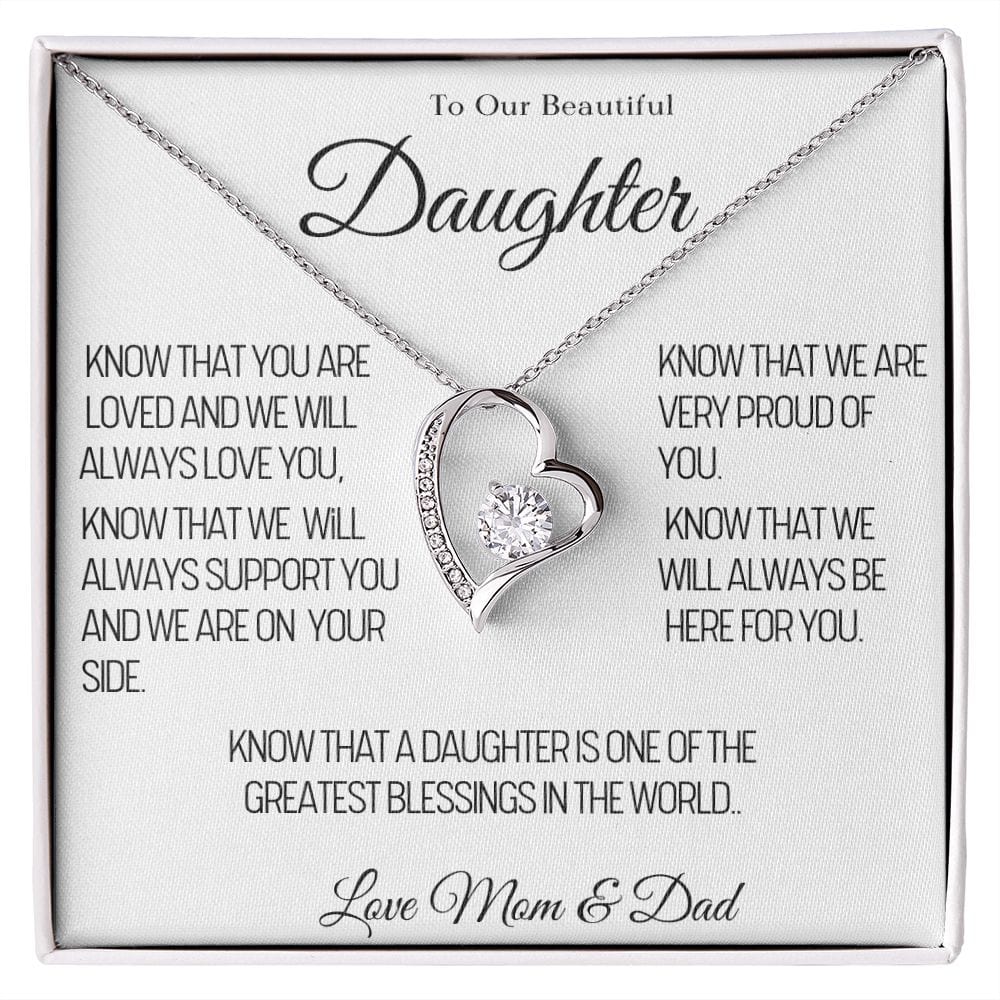 To our beautiful Daughter - Love Knot