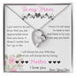 To My Mom Love Your Son - Forever Love Necklace