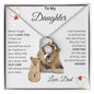 To My Daughter - Forever Love Necklace