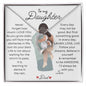 To My Daughter Love Dad - Forever Love Necklace