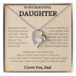To My Beautiful Daughter - Forever Love Necklace