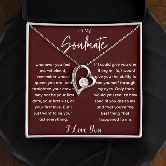 To My Soulmate - Forever Love Necklace