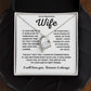 To My Beautiful Wife - Forever Love Necklace