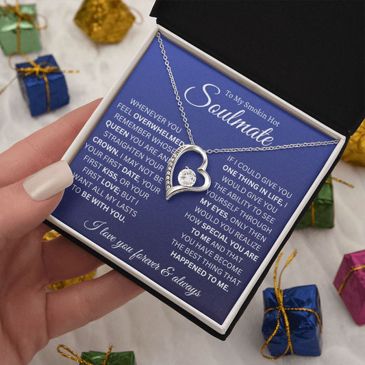To My Smoking Hot Soulmate - Forever Love Necklace