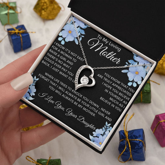 To My Loving Mother -Love Knot Necklace