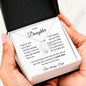 To My Daughter Love Dad - Forever Love Necklace