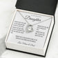 To our beautiful Daughter - Love Knot
