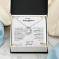 To My Daughter Love Dad - Forever Love Necklace