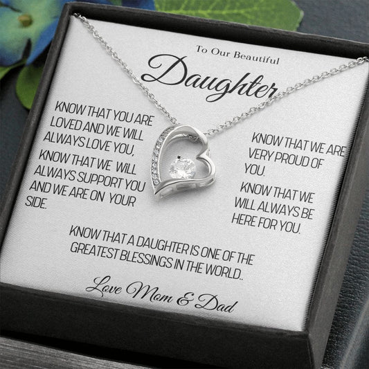 To our beautiful Daughter - Love Knot