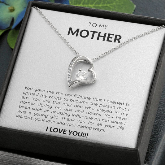 To My Mother - Forever Love Necklace (Daughter)