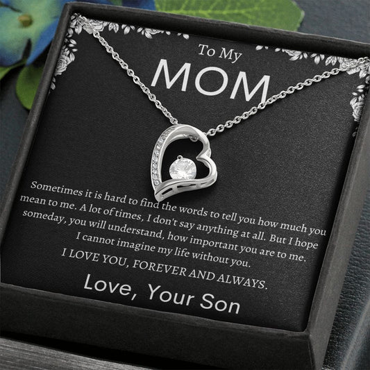 To My Mom - Forever Love Necklace