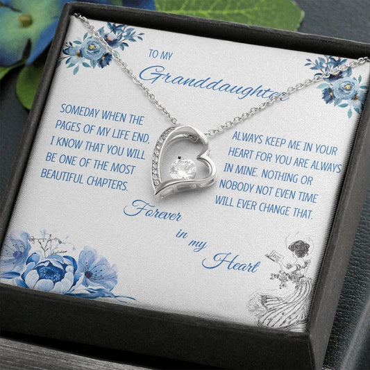 To My Granddaughter - Forever Love Necklace