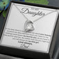 To My Daughter Love Dad - Forever Love Necklace