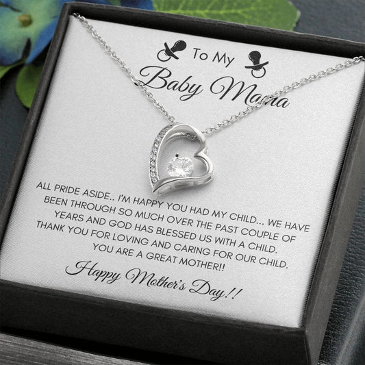 To My Baby Mama - Forever Love Necklace