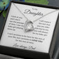 To My Daughter Love Dad - Forever Love Necklace