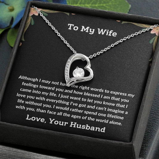 To My Wife - Forever Love Necklace