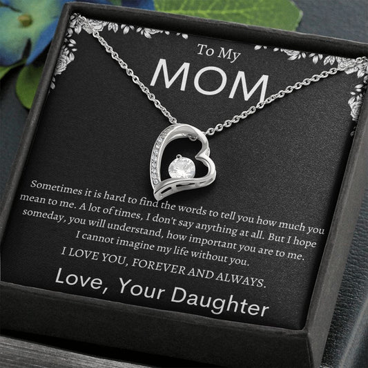 To My Mom - Forever Love Necklace