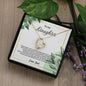 To My Daughter Forever Love Necklace Love Dad
